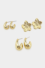 "Alloy Round Earrings"