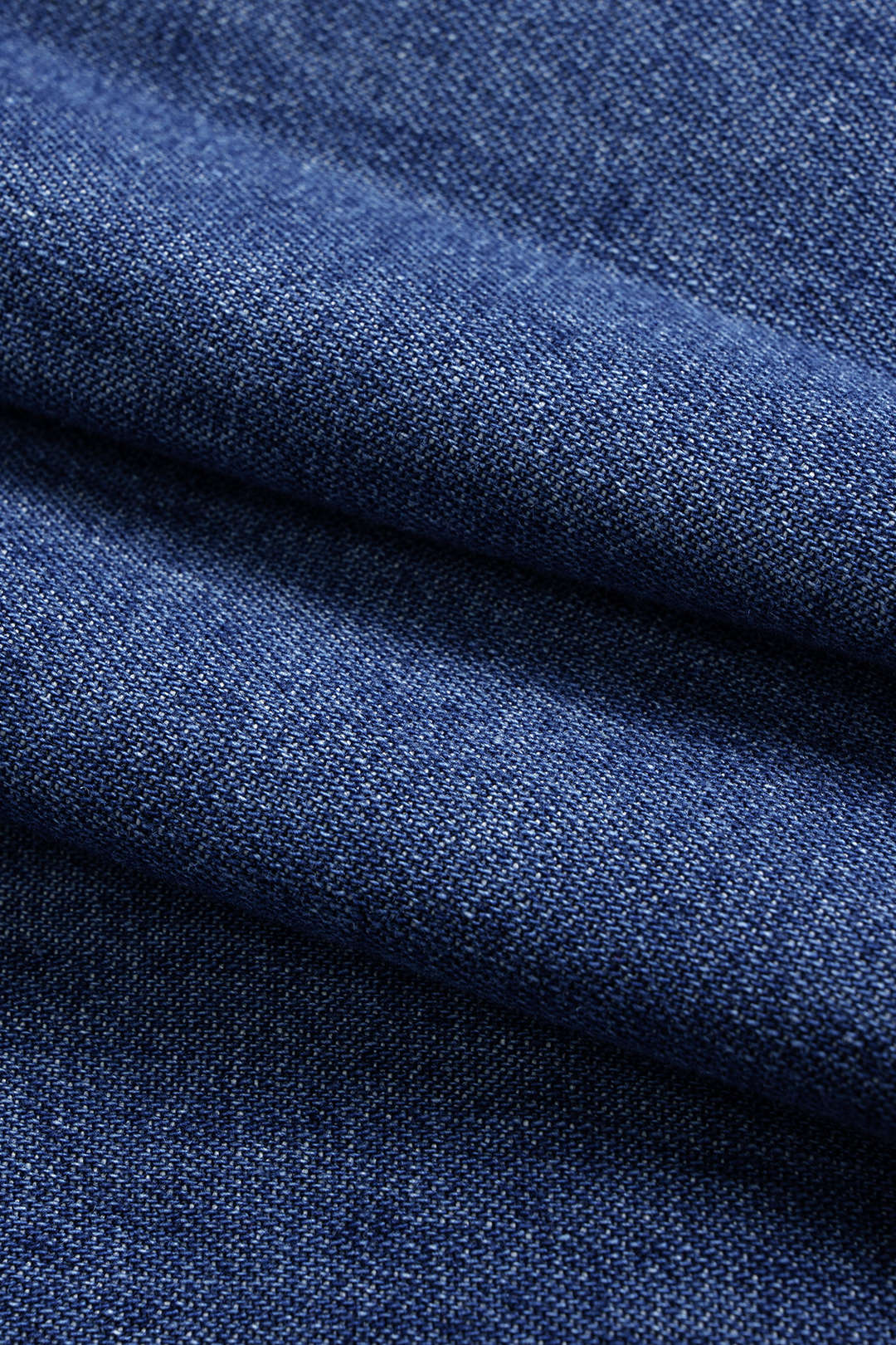 "Denim Button Contrast Whipstitching Long Sleeve Shirt"