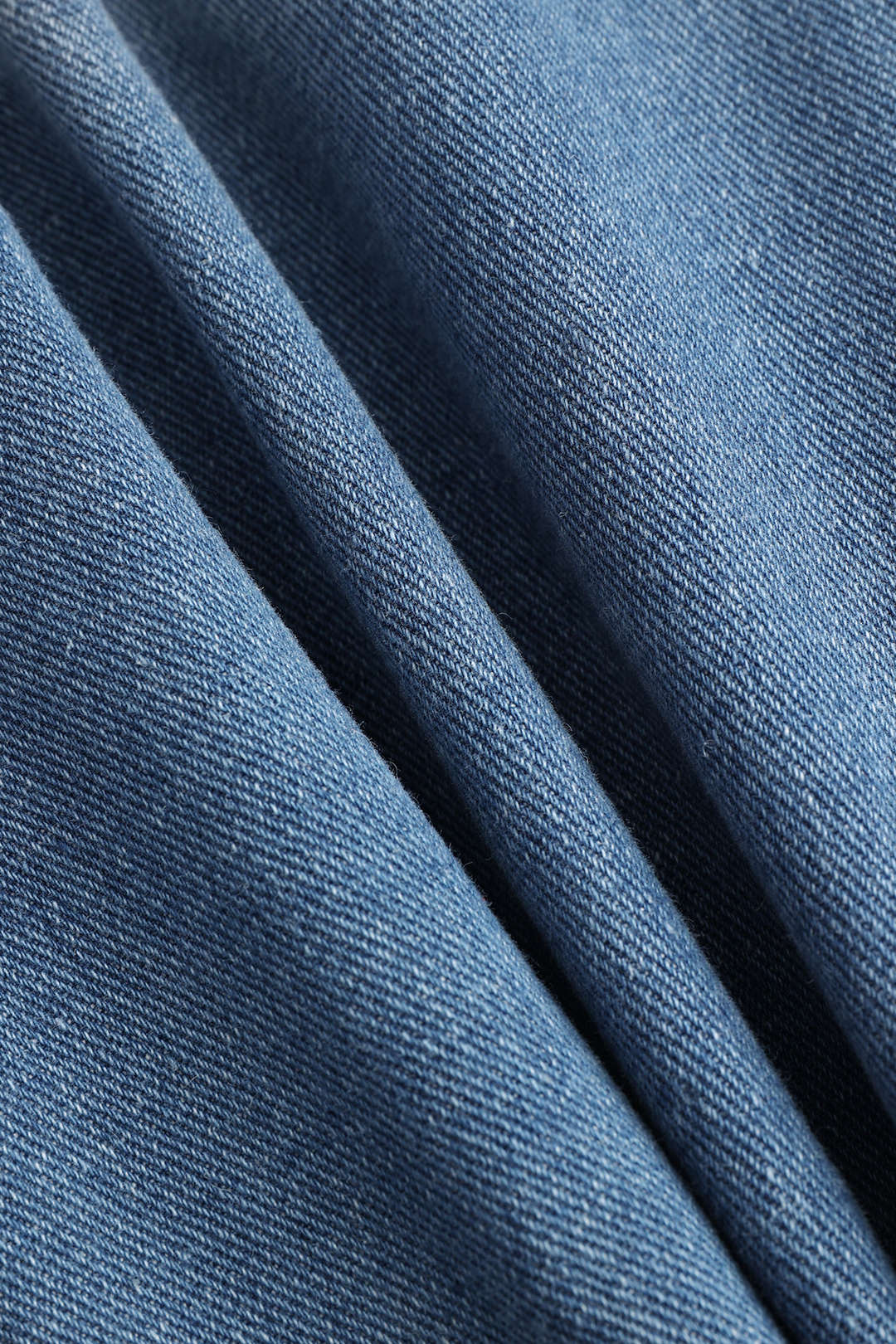 "Denim Button High Waist Straight Leg Jeans"