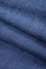 "Denim Belted Outerwear"