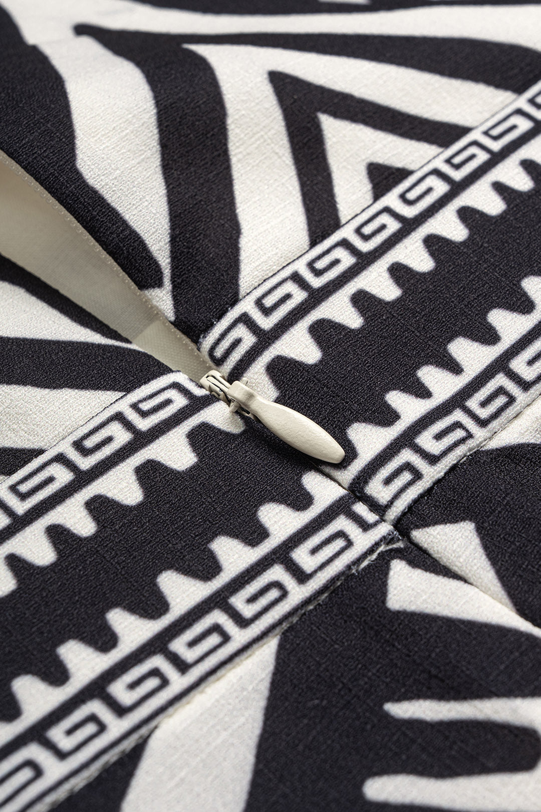 "Contrast Tribal Print Tube Top"