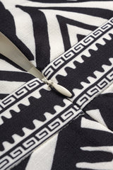 "Contrast Tribal Print Tube Top"