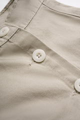 "Asymmetrical Pocket Mini Skirt"