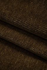 "Corduroy Patchwork Feather Trim Blazer"