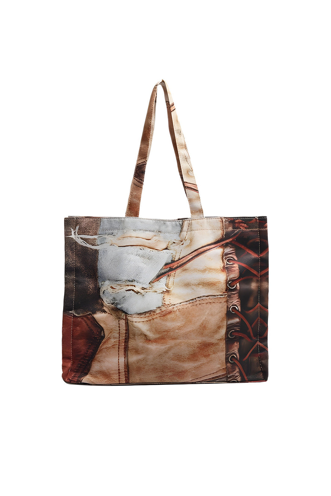 "Abstract Print Tote Bag"