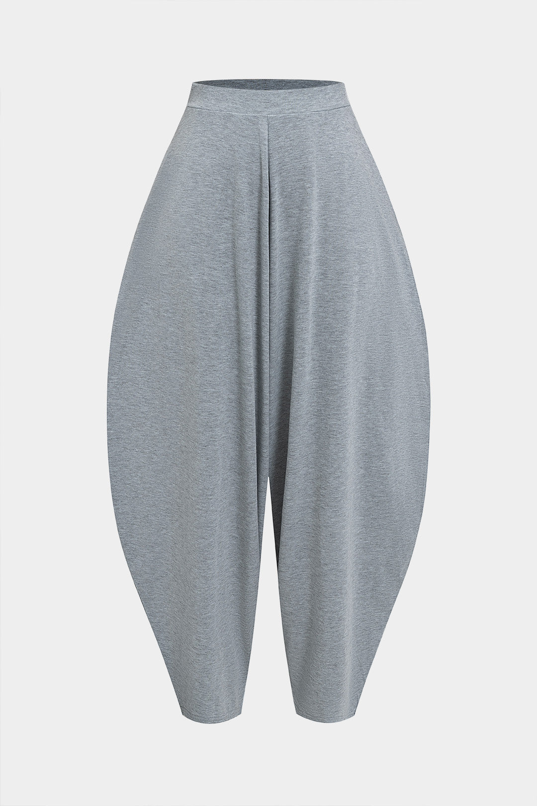 "Asymmetrical Top And Barrel Pants Set"