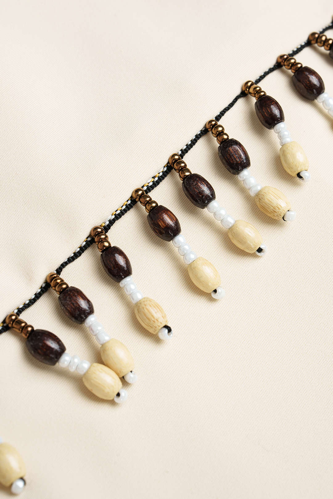 "Beaded Crossed Halter Neck Tie-Up Tank Top"