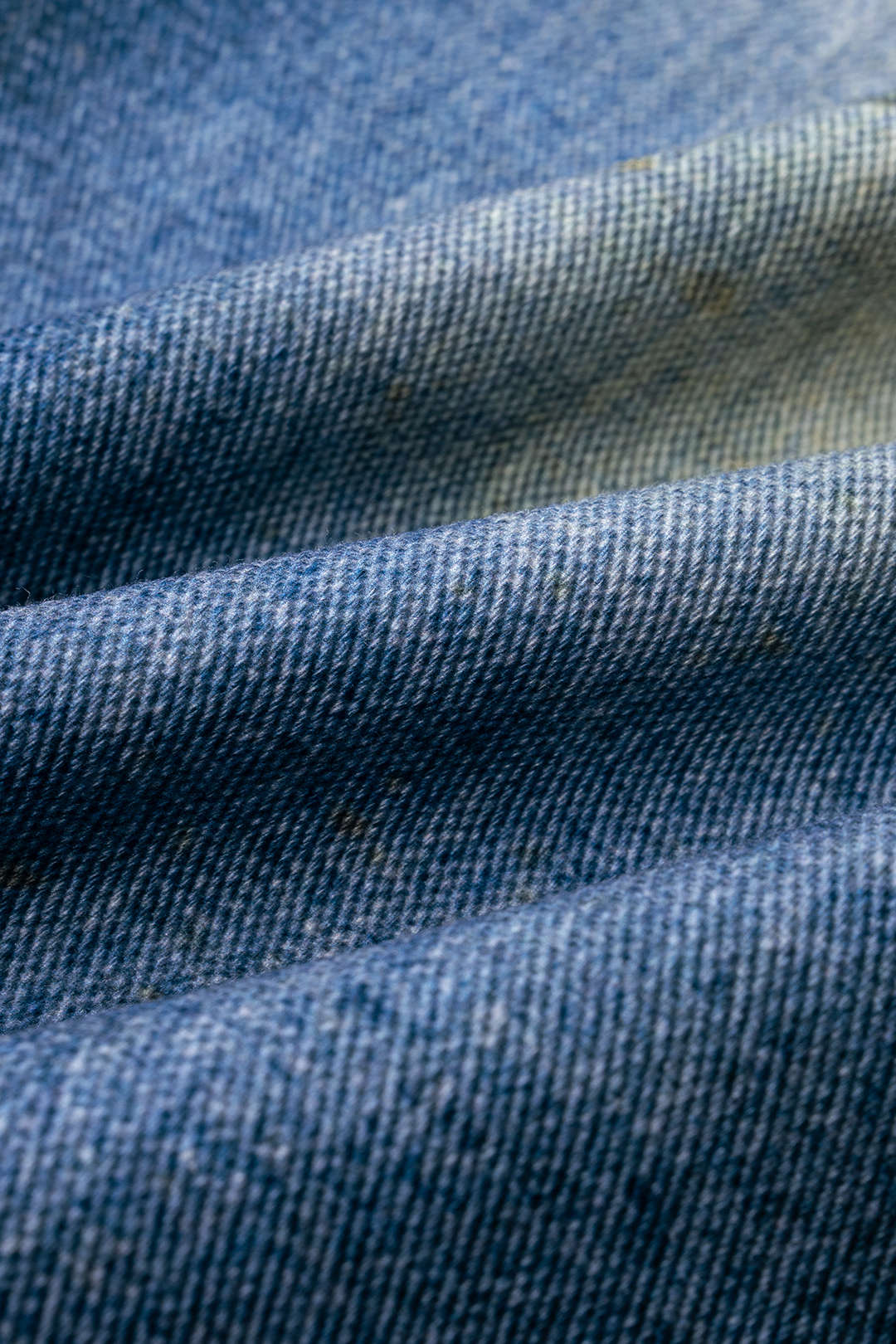 "Contrast Denim Print Pocket Barrel Pants"