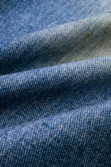 "Contrast Denim Print Pocket Barrel Pants"