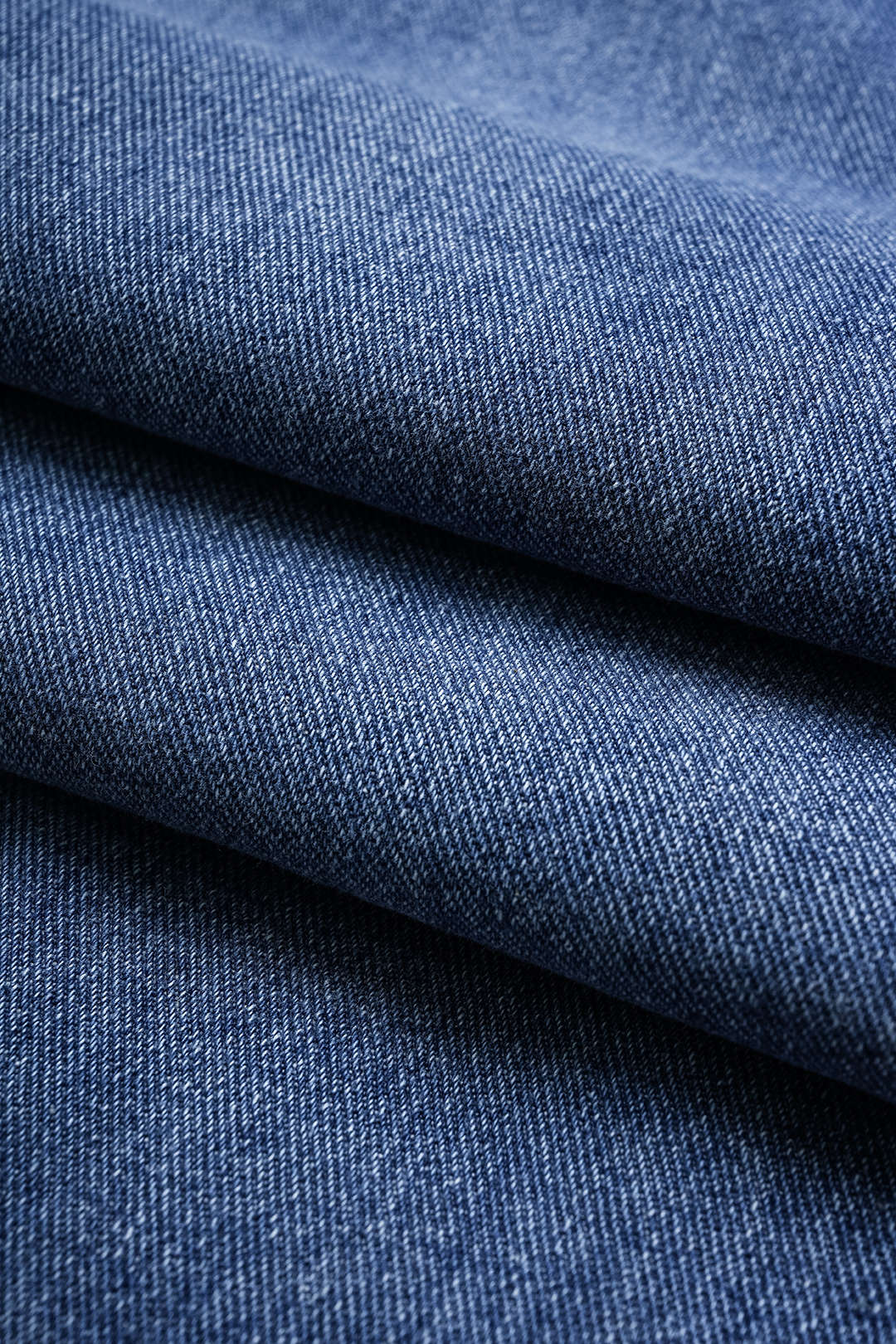 "Denim Contrast Wide Leg Jeans"