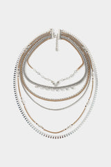"Alloy Multi-Layer Necklace"