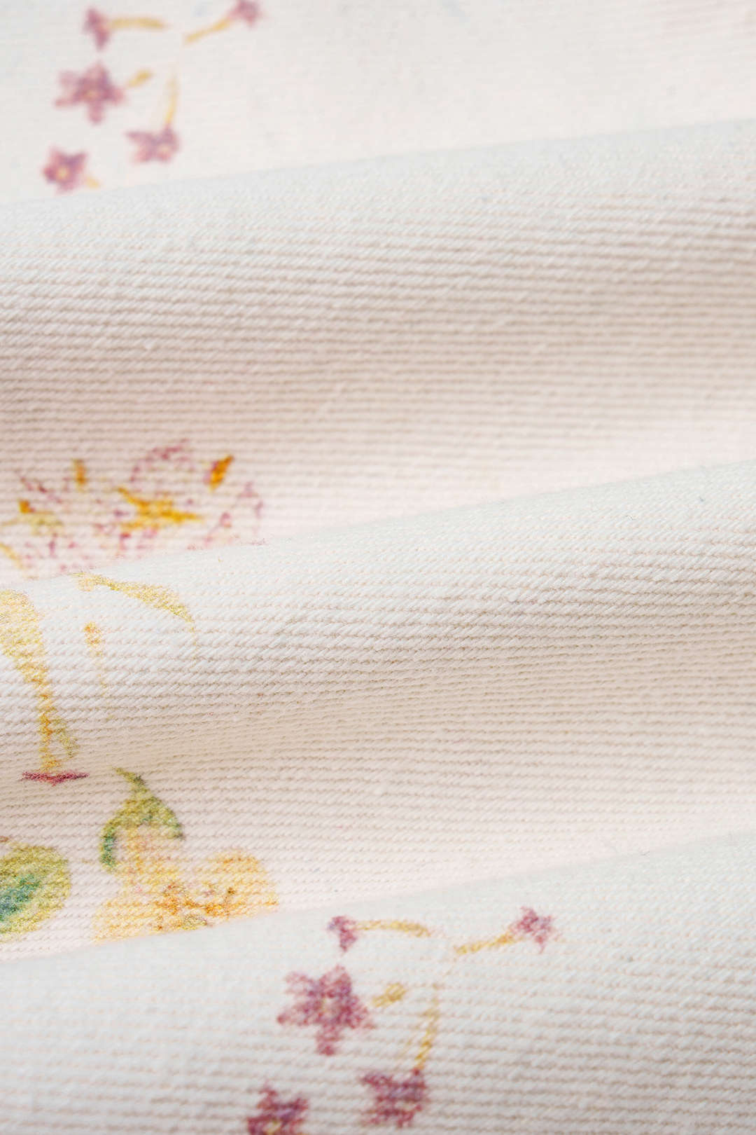 "Denim Floral Print High Waist Straight Leg Jeans"