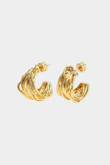 "Alloy C-Shaped Irregular Earrings"