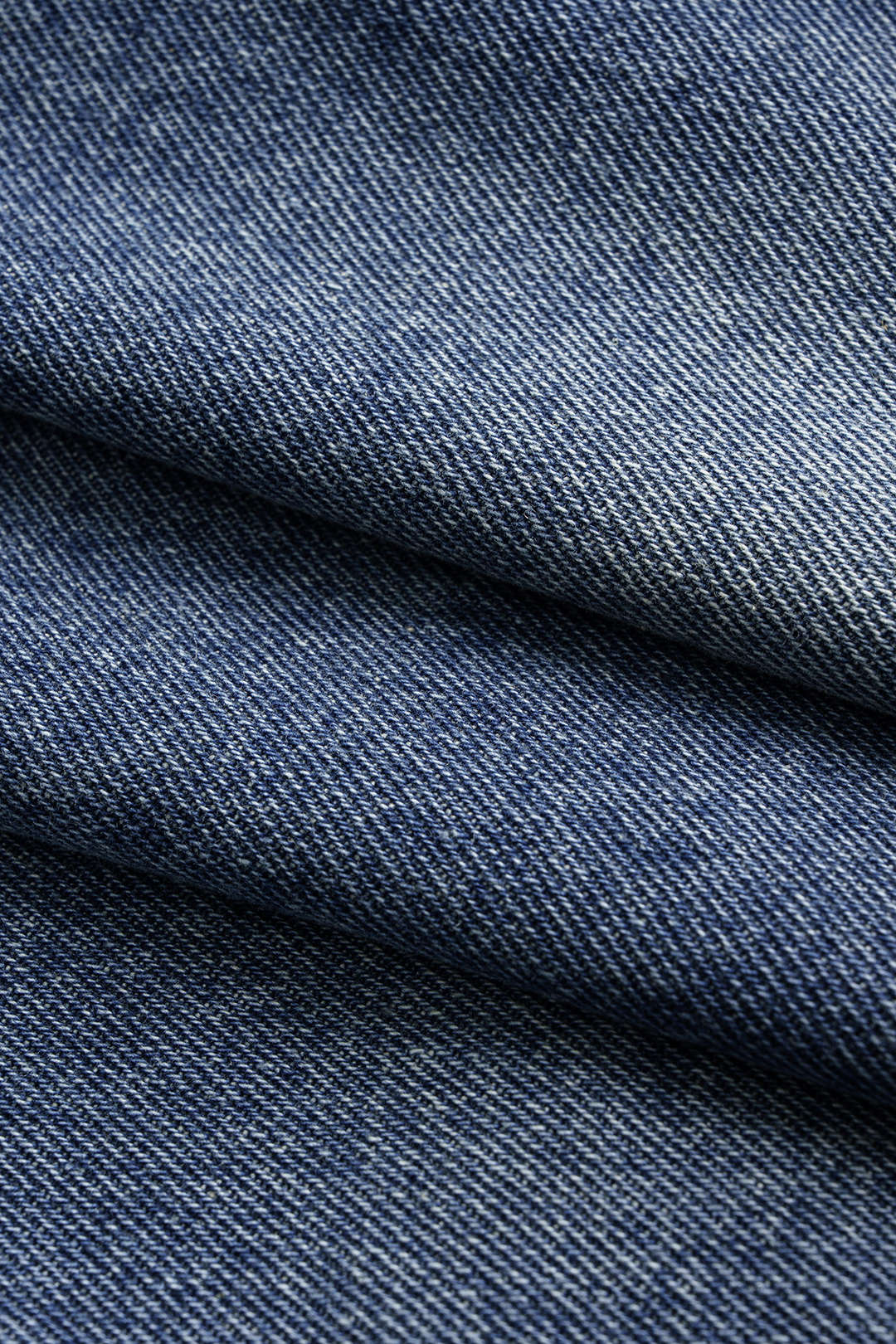 "Denim Asymmetrical Seamdetail Button Skirt"