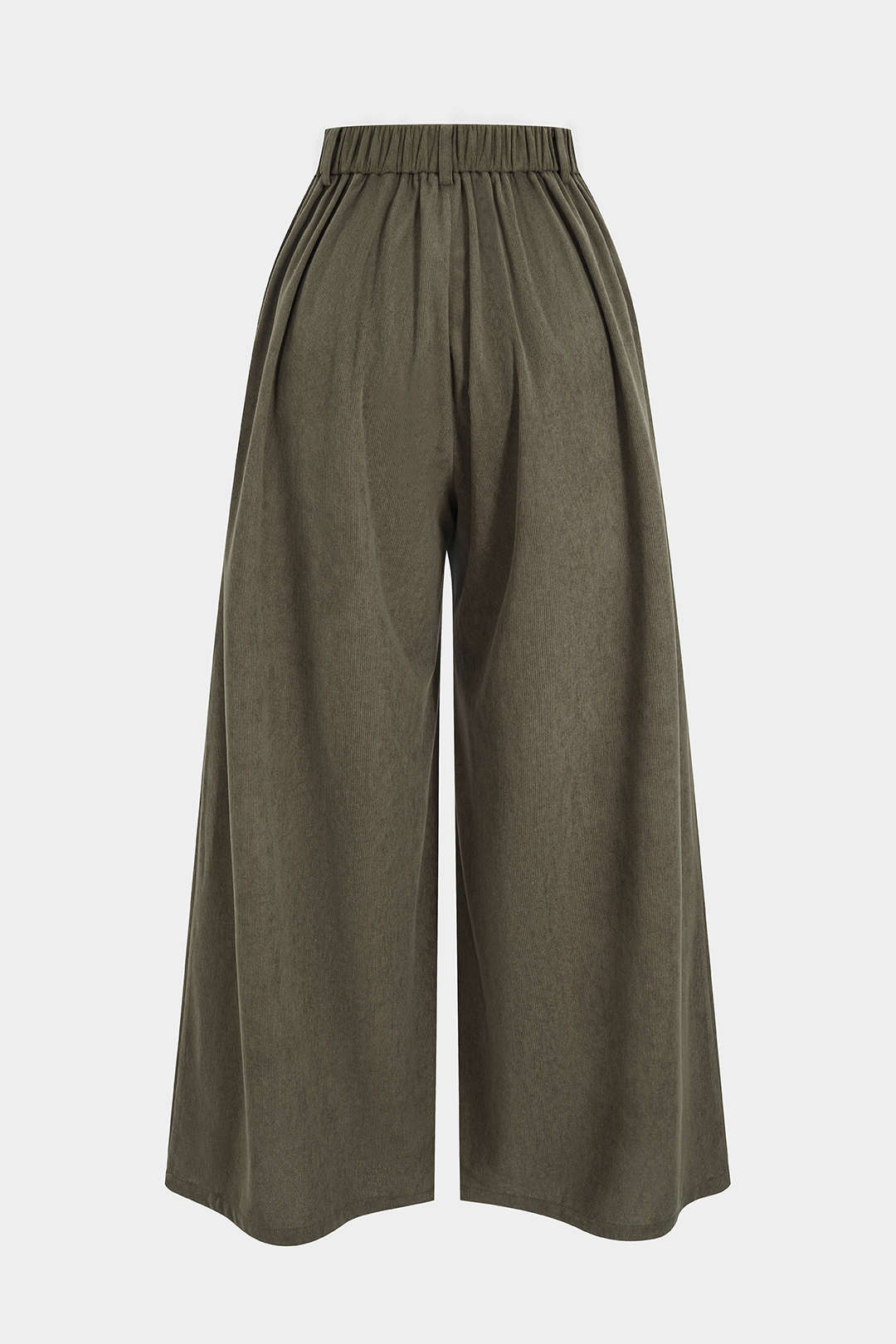 "Corduroy Wide Leg Trousers"