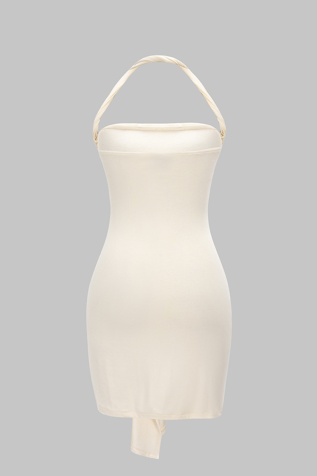 "Asymmetrical Twist Knot Sleeveless Midi Dress"