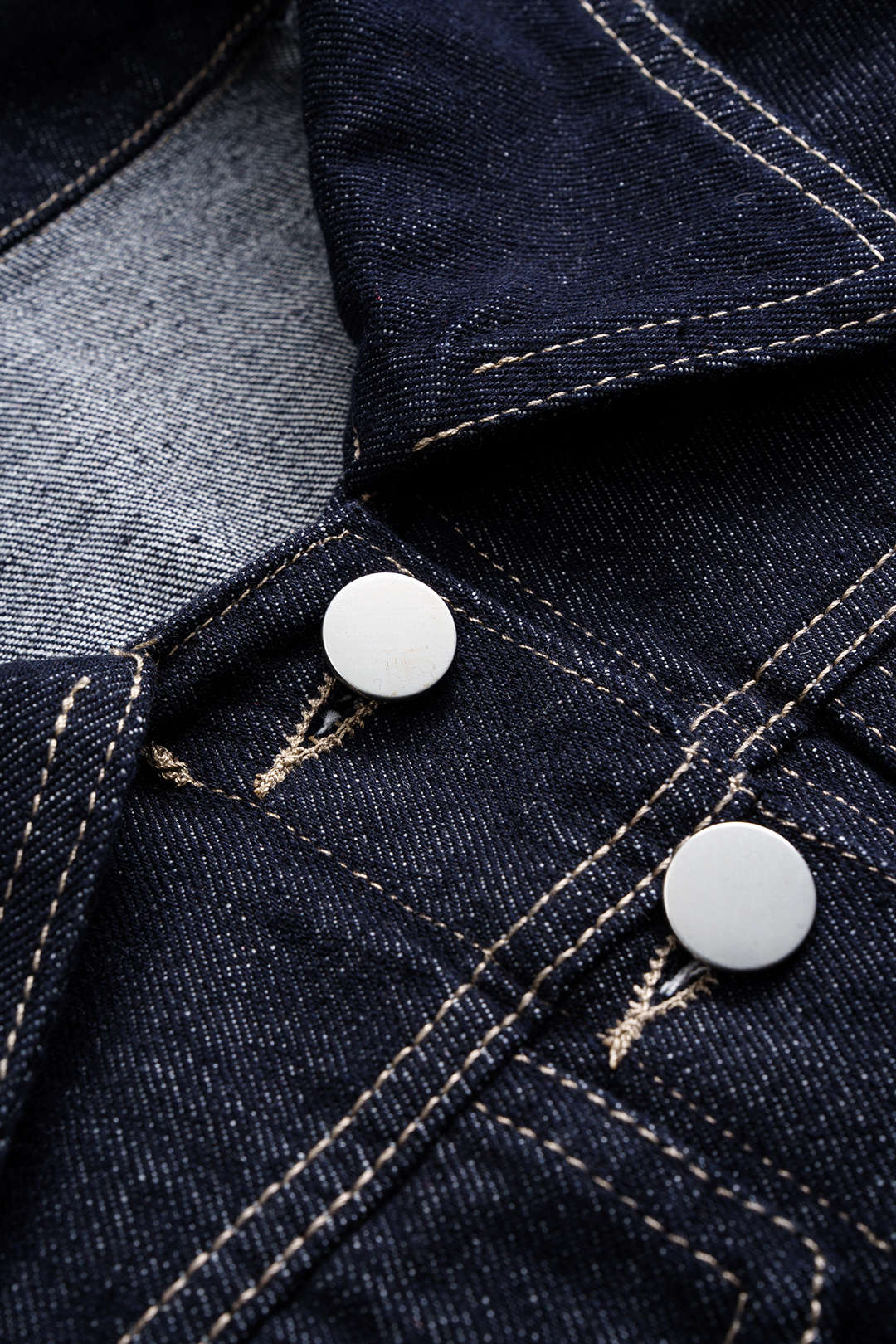 "Denim Buttoned Pocket Outerwear"