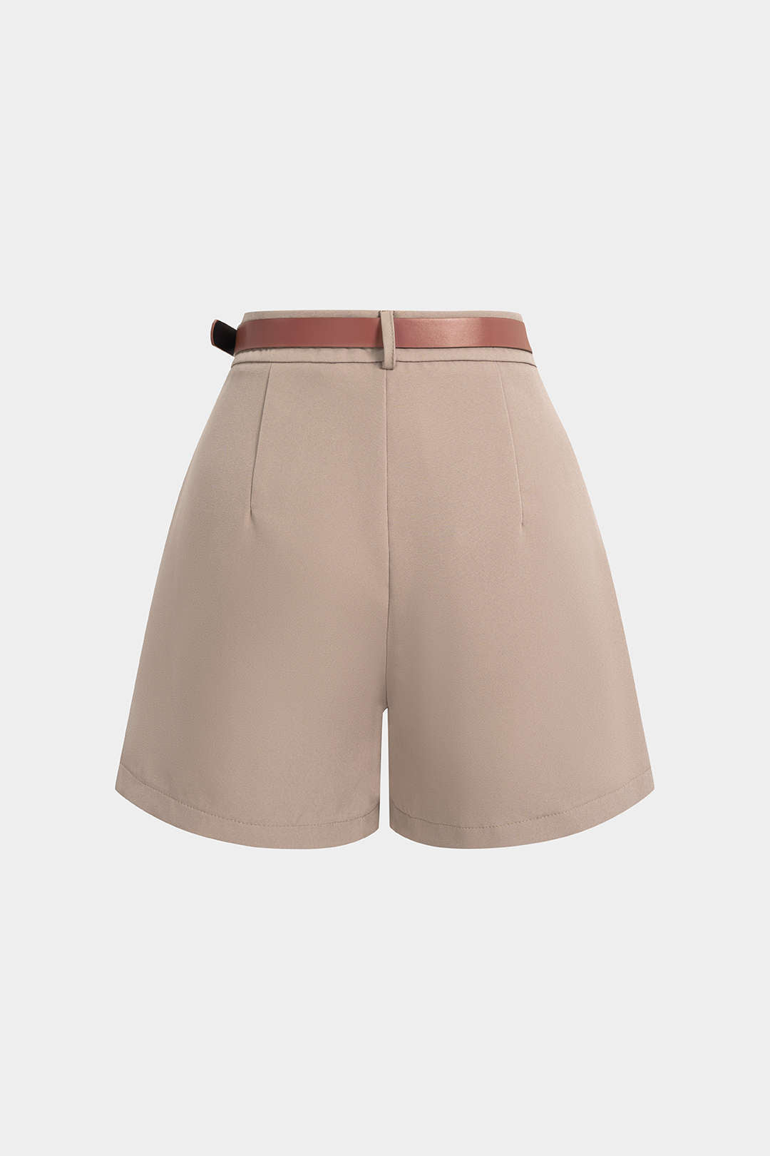 "Belted Wide Leg Shorts"