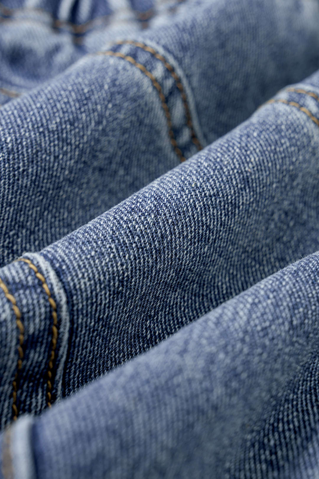 "Denim Asymmetrical Button Tube Top"