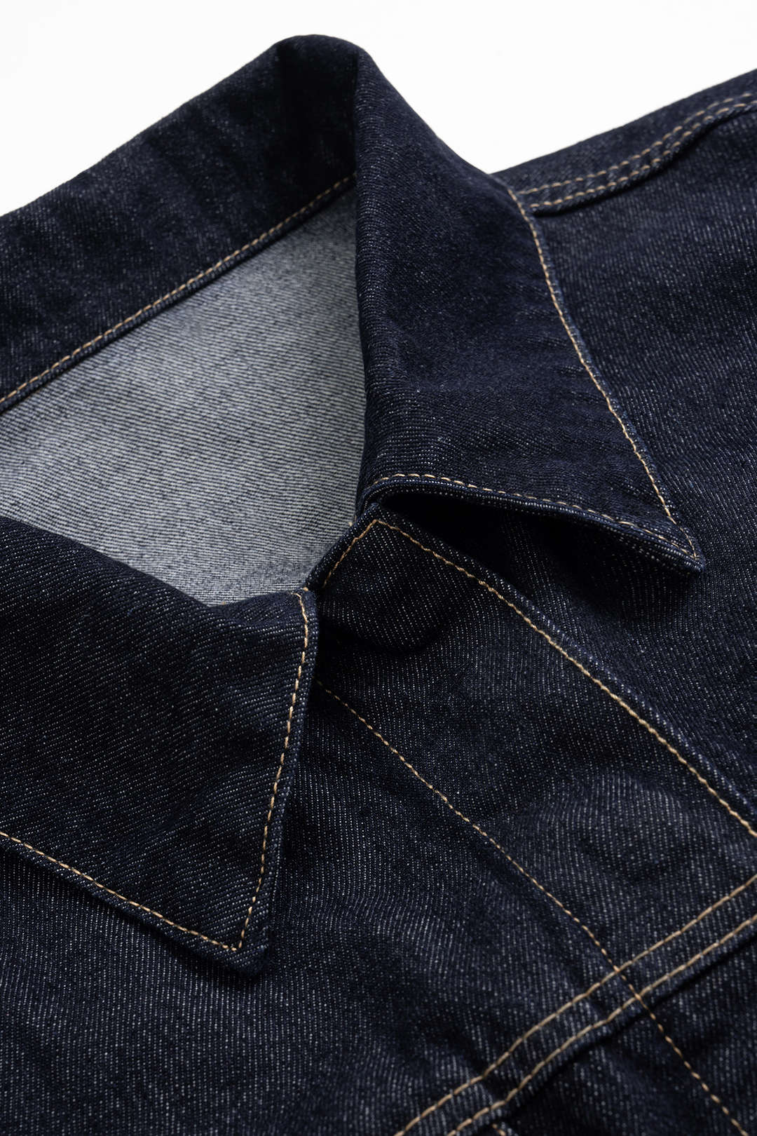 "Denim Belted Long Sleeve Shirt"