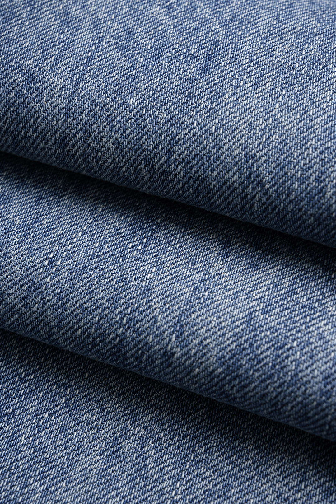 "Denim Asymmetrical Wide Leg Jeans"