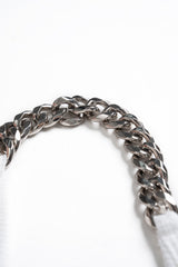 "Chain Decor Sleeveless Mini Dress"