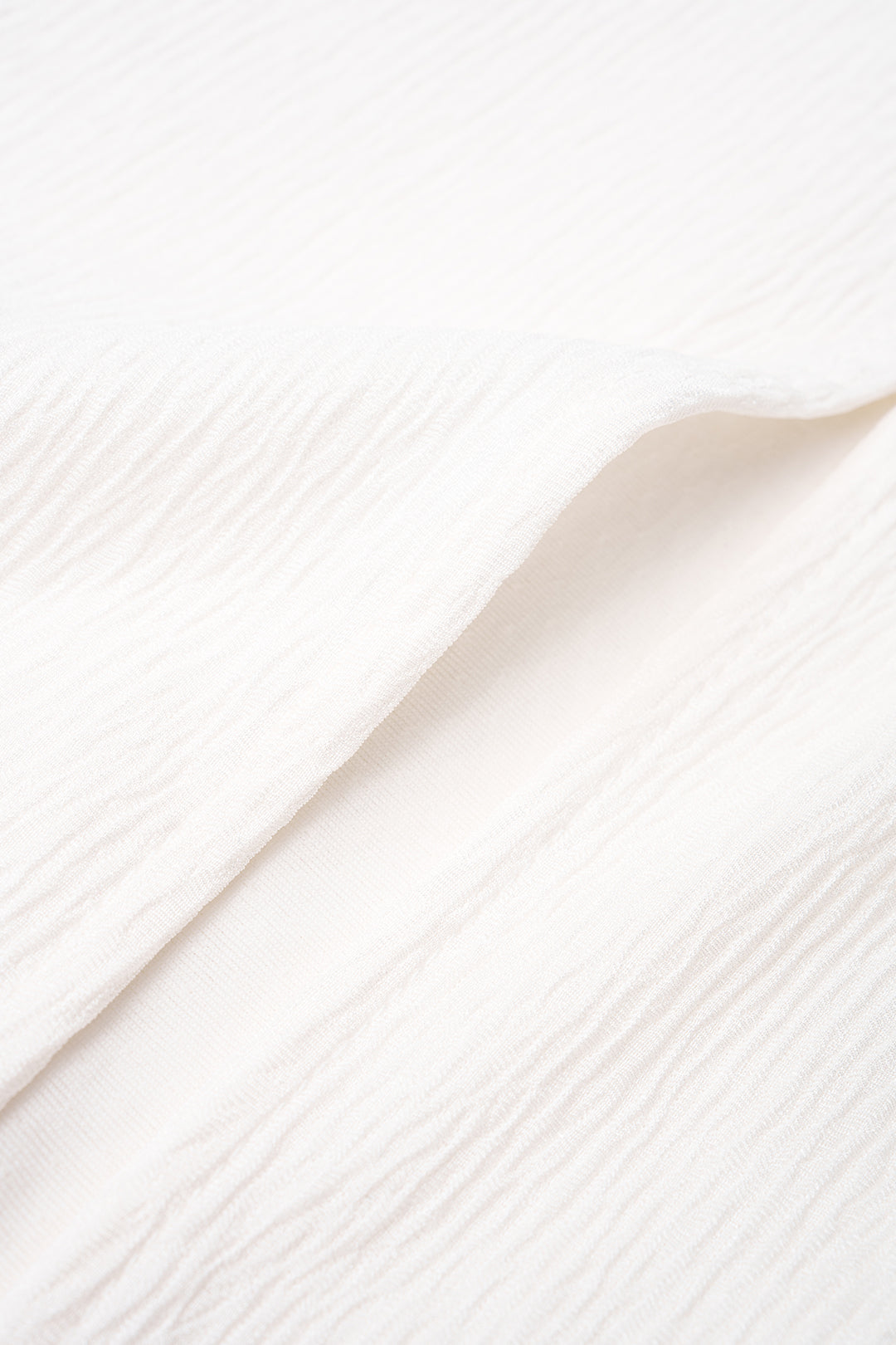 "Contrast Textured Button Skirt"