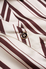 "Button V-Neck Belted Short Sleeve Maxi Dress"