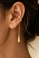 "Alloy Tassel C Shape Drop Pendant Earrings"