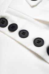 "Button Wide Leg Pants"