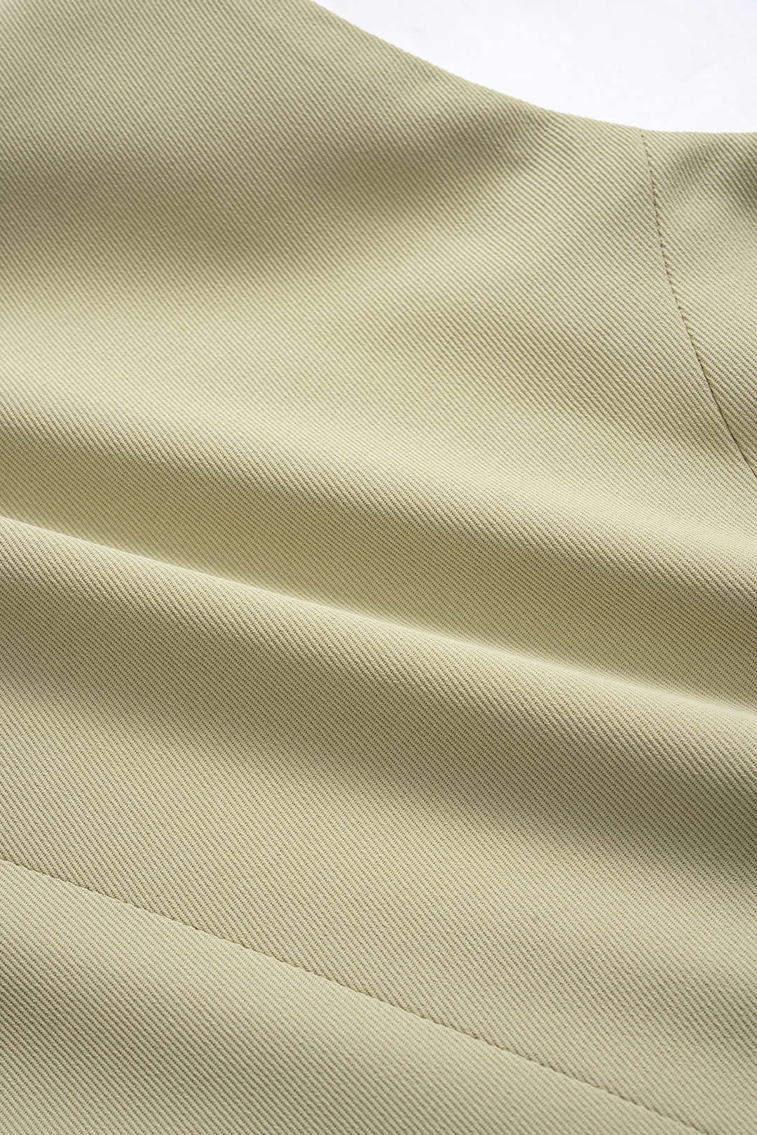 "Asymmetrical Hem Fake Pocket Vest"
