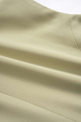 "Asymmetrical Hem Fake Pocket Vest"