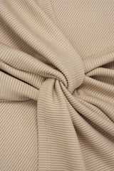 "Asymmetrical High Waist Twist Knot Skirt"