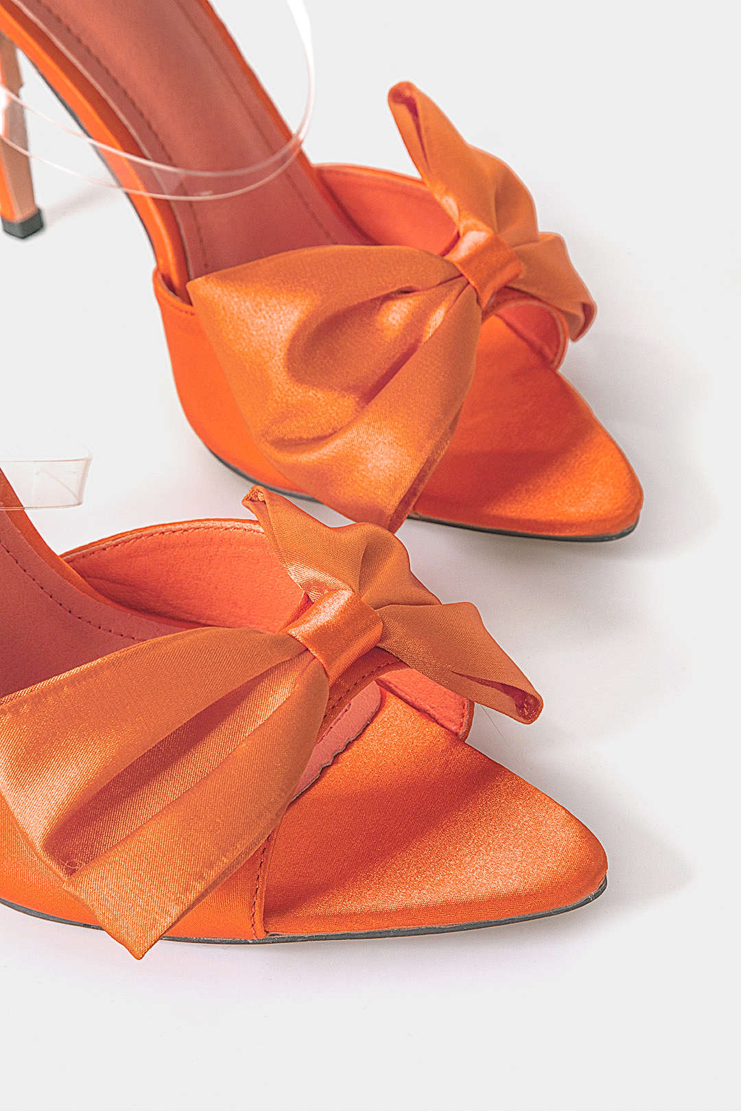 "Bowtie Slingback High Heels"