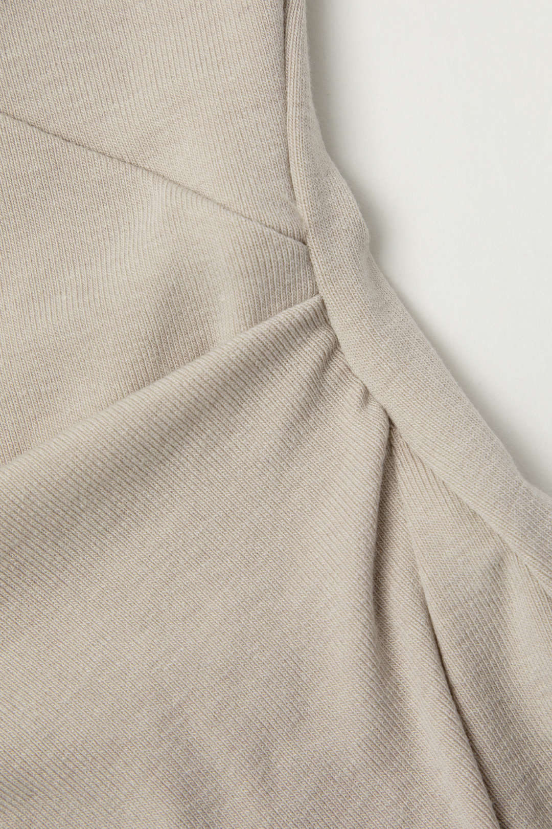 "Asymmetric Cowl Neck Ruched Tank Top"