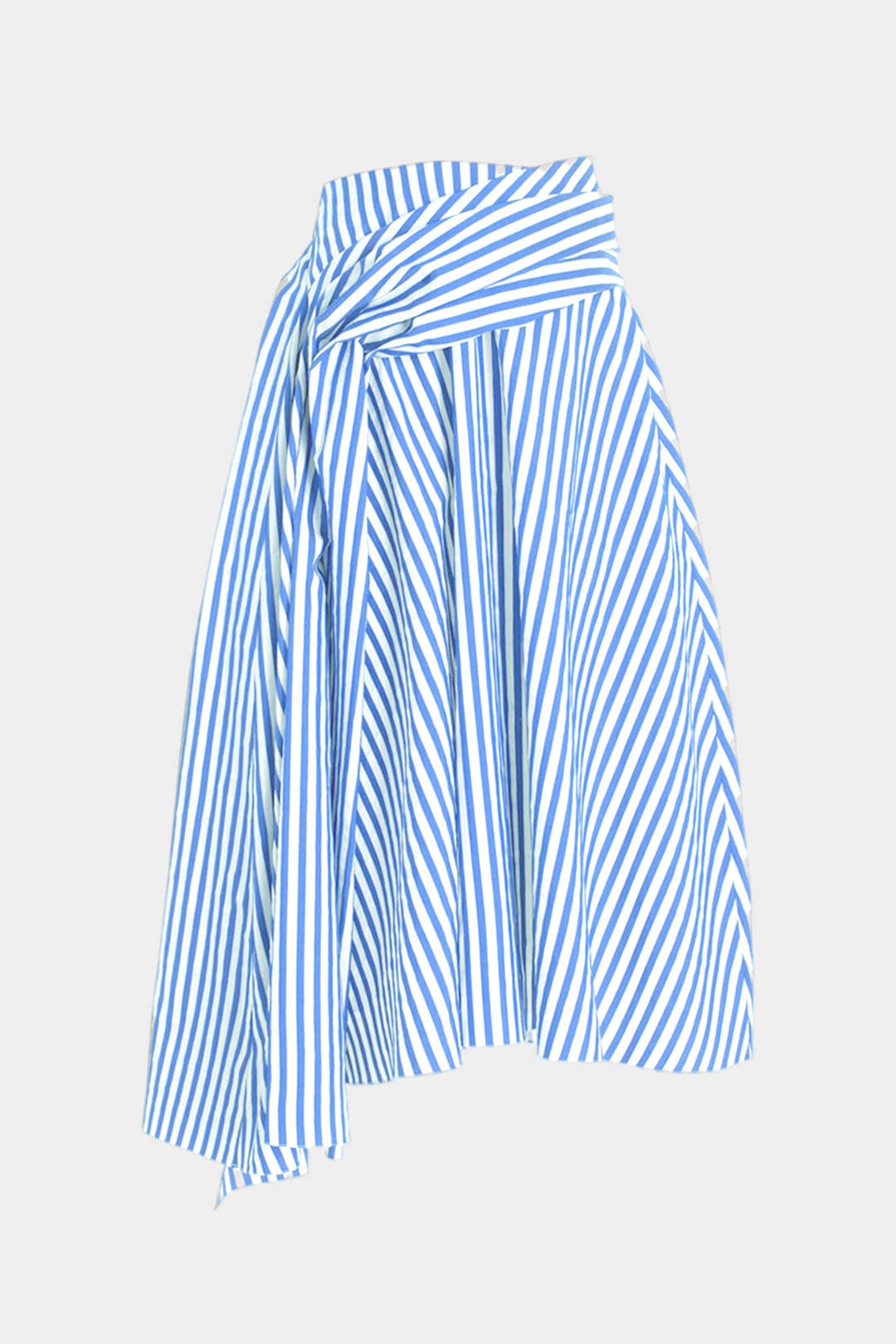 "Contrast Stripe Tie Skirt"